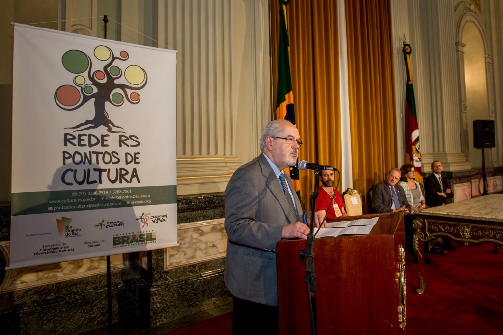 Secretário Assis Brasil saudou a diversidade representada pelos Pontos de Cultura- Foto: Caroline Bicocchi