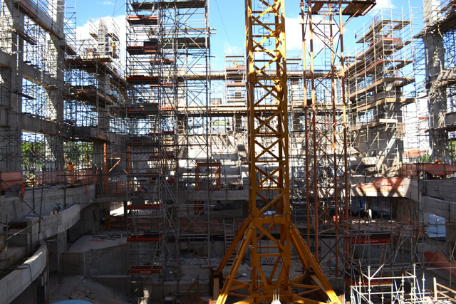 Obras do palco da Sala Sinfônica de MG