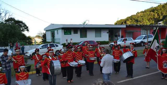 A banda Marcial é um dos projetos de cultura de Itatiba do Sul