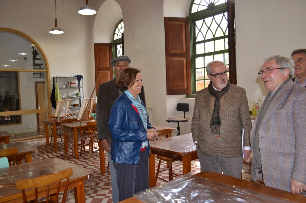 Sala de oficina de artes visuais