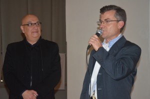 Presidente do MTG, Nairo Callegaro, e o Secretário de Estado da Cultura, Victor Hugo (Rogerio Bastos/MTG)