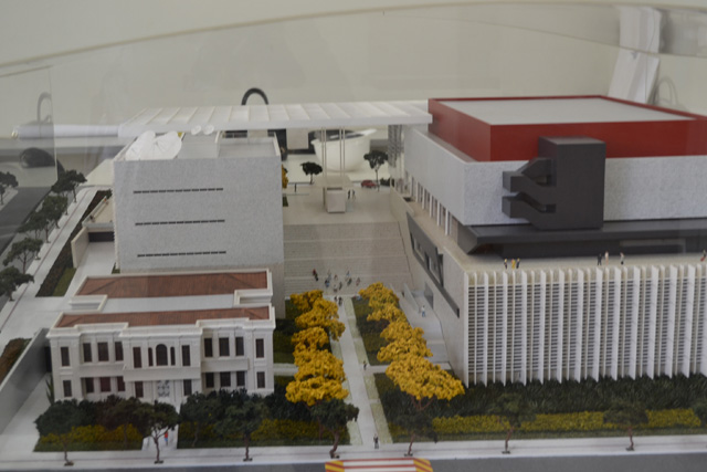 Maquete da Estação da Cultura de BH