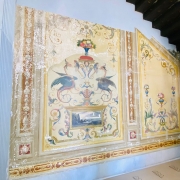 O restauro revela a beleza dos murais originais