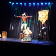 Apresentação do grupo circense de Porto Alegre