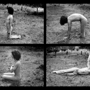 Telmo Lanes AVENTURA INERTE,1977  foto performance, impressa?o digital, 4x(47x70cm), 1977  Foto Vera Chaves Barcellos