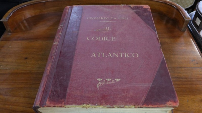 O códice Atlântico, de Leonardo da Vinci