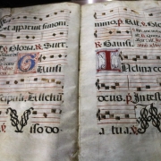Antifonario    Livro de cantos gregorianos, manuscrito de 1656