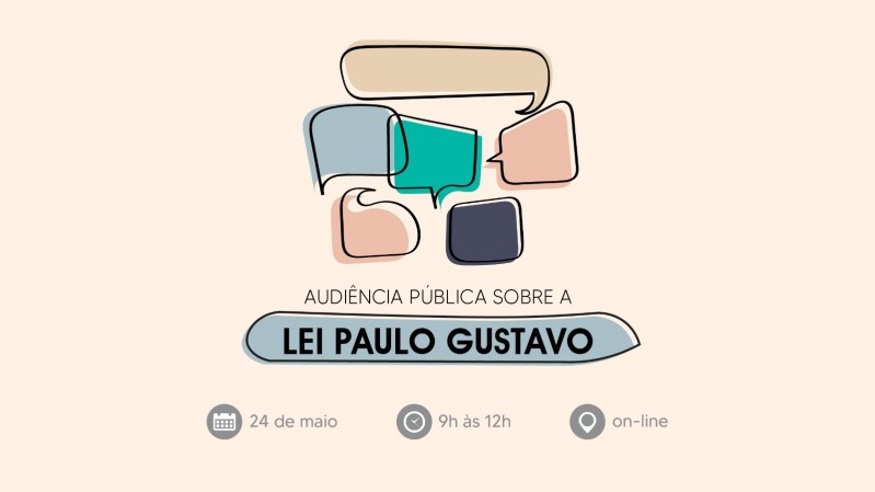 Card Audiência Pública Lei Paulo Gustavo