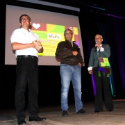 Secretária BeatrizAraujo, Henilson e Odecir