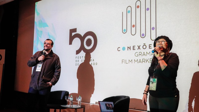 50º Festival de Cinema de Gramado - 19-08-2022 - Gramado Film Market - VR Interatividade: Realidade Virtual Imersiva, com Alberto Moura, Inês Maciel e Ranz Enberger | Foto: Cleiton Thiele/Agência Pressphoto