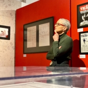 A secretária da Cultura, Beatriz Araujo, esteve presente na abertura da exposição, que aconteceu nesta quarta-feira (27)