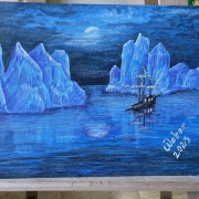 Noite no mar red