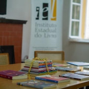 Durante o evento ocorreu a entrega de dois mil livros para a Secretaria de Sistemas Penal e Socioeducativo (SSPS)