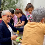 A secretária Beatriz Araujo acompanhou a caravana ao município de Cruzeiro do Sul, no dia 30