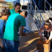 No domingo (1°), foi a vez de Muçum receber a caravana solidária