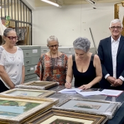 Adriana Boff assina a incorporação das obras de arte aos acervos do Estado