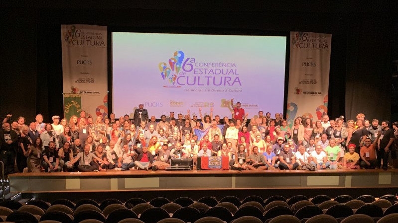 O evento reuniu representantes da comunidade cultural gaúcha