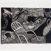 Fábula, 2010 xilogravura 23,2X32,7cm foto Thales Leite red