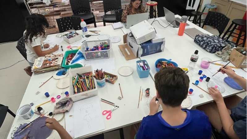 As oficinas gratuitas são voltadas ao público infantil