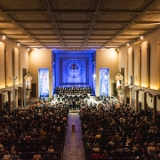 Na foto, a última apresentação da Orquestra pela Série Igrejas, em abril, no Santuário Santo Antônio do Pão dos Pobres