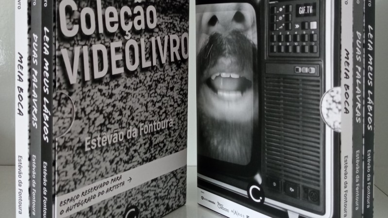 Imagem de um livro de artista produzido por Estêvão da Fontoura