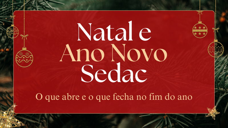 Natal e ano novo sedac