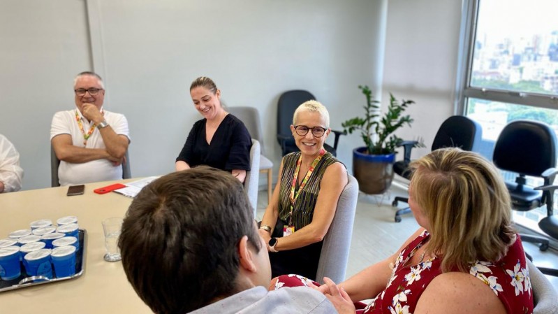 Foto da reunião da Comissão