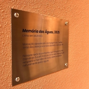 Placa Memória das Águas