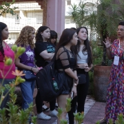 Visita dos jovens à CCMQ