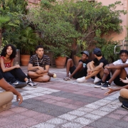Visita dos jovens à CCMQ