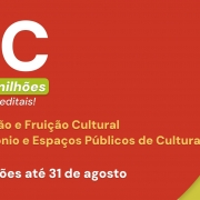 Card de divulgação dos dois editais da LIC