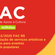 Card de divulgação do edital