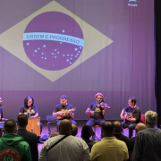 A abertura do evento contou com apresentação do Grupo de Choro da Orquestra Villa-Lobos