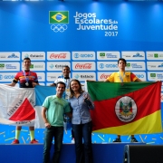 O ciclista gaúcho Lucas Ramos levou o bronze para casa