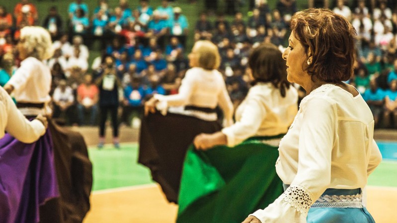 Jogos de Integração das Pessoas Idosas do RS contou com cerimônia de abertura