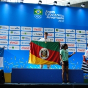 João Victor Silveira, judoca da modalidade até 66 kg, levou o primeiro ouro do Rio Grande do Sul