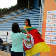 Amanda Amorim conquistou a prata na natação - 200m medley