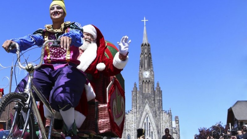 A tradicional Paradinha é uma das atrações do Sonho de Natal