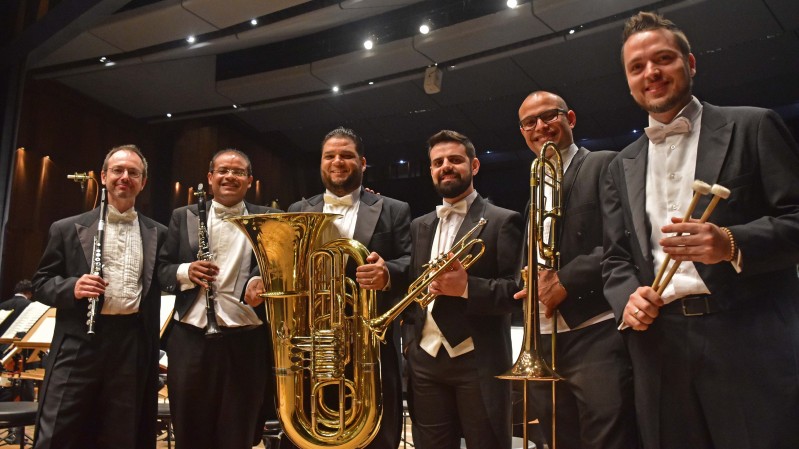 Da esquerda para a direita: Artur Carneiro, Samuel Oliveira, Wilthon Matos, Tiago Linck, José Milton Vieira e Douglas Gutjahr.