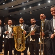 Da esquerda para a direita: Artur Carneiro, Samuel Oliveira, Wilthon Matos, Tiago Linck, José Milton Vieira e Douglas Gutjahr.