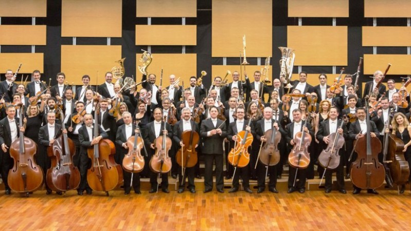 Ospa em sua Sala de Ensaios, inaugurada no início do ano. O local se tornará a Casa da Música da Ospa em 2018