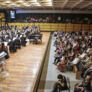Com capacidade para 1,1 mil lugares, a nova estrutura integra a primeira fase do projeto de construção da Casa da Música