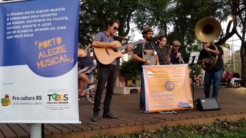 O espetáculo "Nos Trilhos do Dixieland" integra o Porto Alegre Musical, financiado por meio do Pró-cultura RS