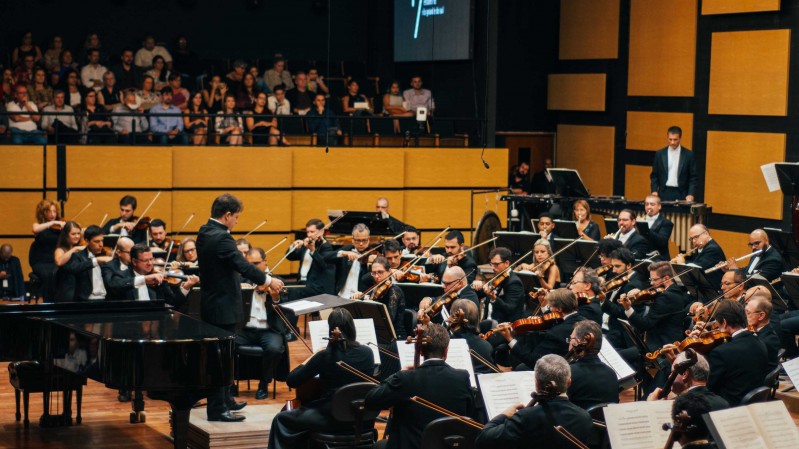Show na OSPA, com músicos da apresentação