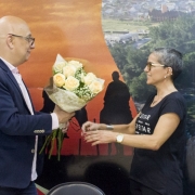 Ex-secretário da Sedactel, Victor Hugo e secretária da Cultura, Beatriz Araujo