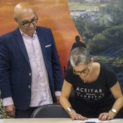 Ex-secretário da Sedactel, Victor Hugo e secretária da Cultura, Beatriz Araujo