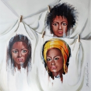 Ilse Paim, pintura, exposta/ Black Brazil Art