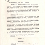 1. Estatuto do Movimento Feminino pela Anistia. (fl. 1). Porto Alegre, junho de 1978.
