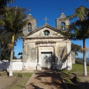 A Capela do Taim foi construída em 1785, nas margens da Lagoa Mirim