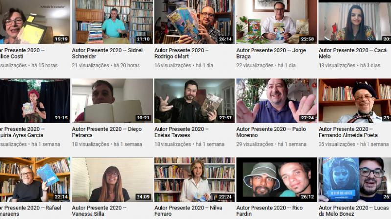Canal do IEL no Youtube reune vídeos dos autores participantes